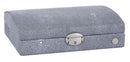 Caramia Reece Stingray Dome Jewellery Box | Grey - iBags - Luggage & Leather Bags