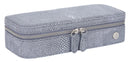 Caramia Reece Stingray Jewellery Case With Zip | Grey - iBags - Luggage & Leather Bags