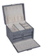 Caramia Reece Stingray Small Jewellery Box | Grey - iBags - Luggage & Leather Bags
