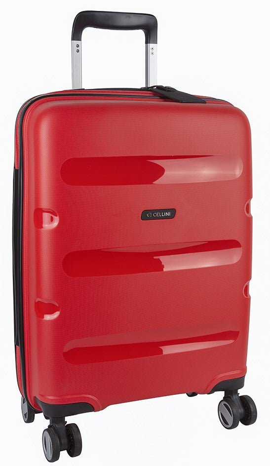 Cellini Cruze 550mm 4 Wheel Trolley Case | Orange - iBags - Luggage & Leather Bags