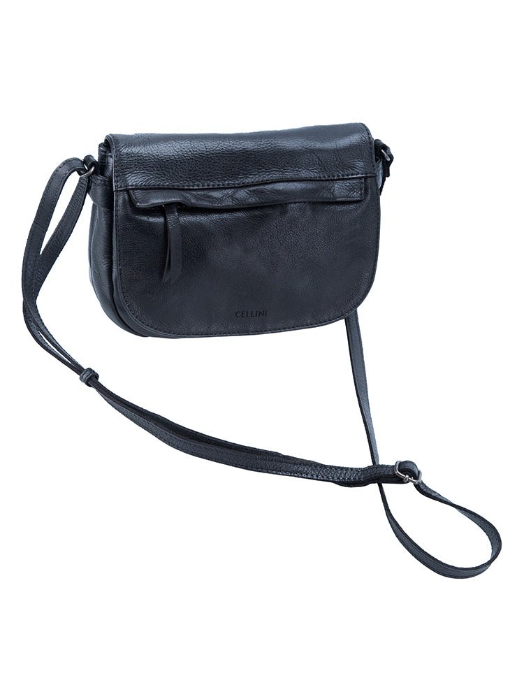 Cellini Diva Crossbody Sling | Black - iBags - Luggage & Leather Bags