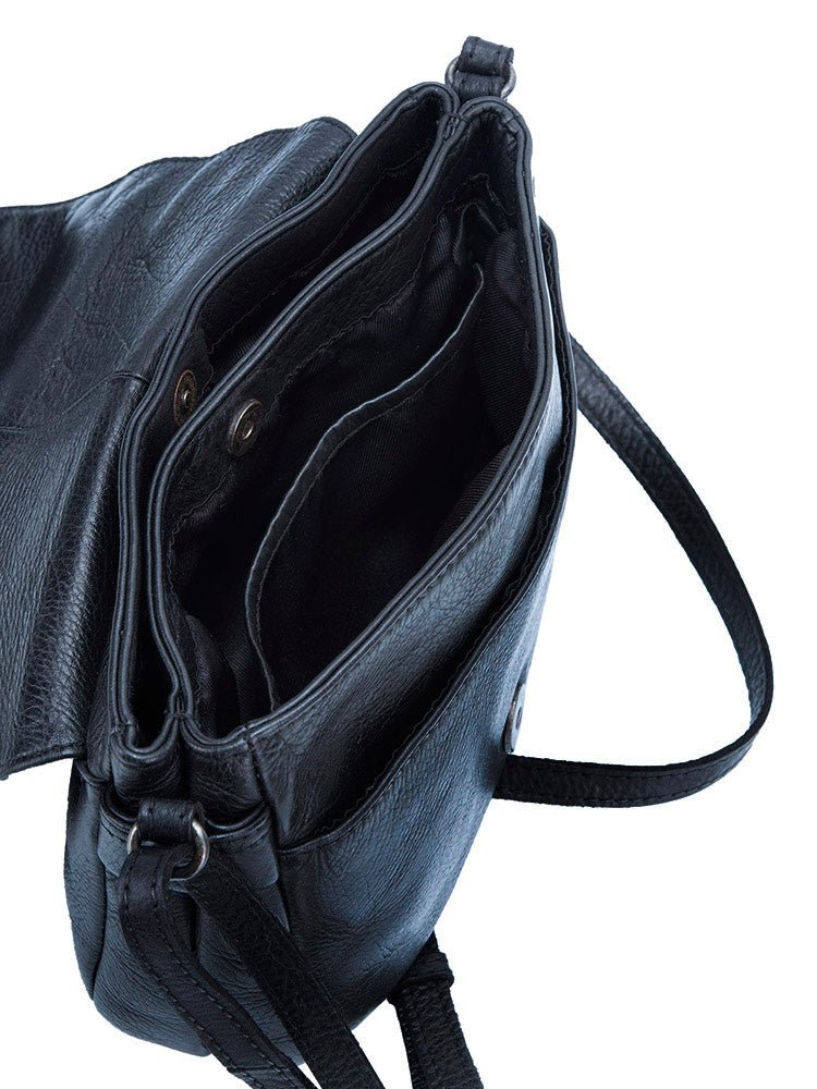 Cellini Diva Crossbody Sling | Black - iBags - Luggage & Leather Bags
