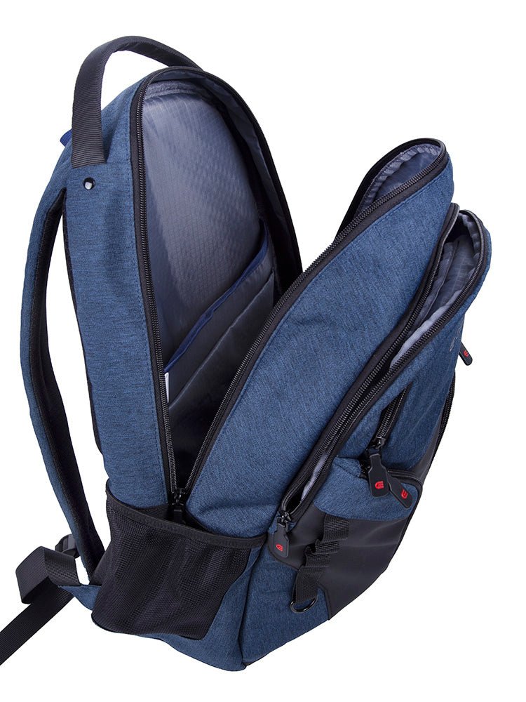 Cellini Explorer Laptop Backpack | Blue - iBags - Luggage & Leather Bags