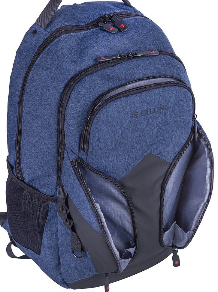 Cellini Explorer Laptop Backpack | Blue - iBags - Luggage & Leather Bags