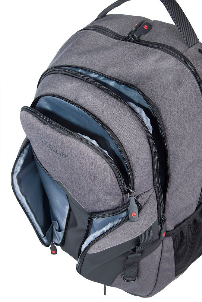 Cellini Explorer Laptop Backpack | Grey - iBags - Luggage & Leather Bags
