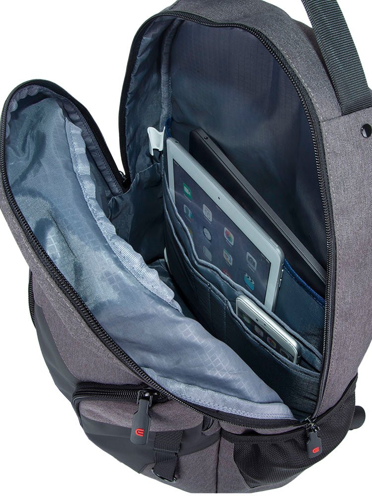 Cellini Explorer Laptop Backpack | Grey - iBags - Luggage & Leather Bags