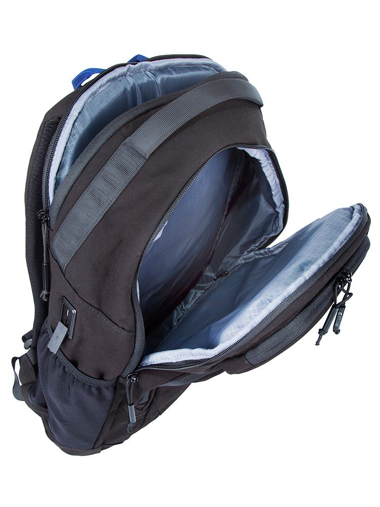 Cellini Explorer Pro Large Business Backpack with Shockproof Pocket | Black - iBags - Luggage & Leather Bags