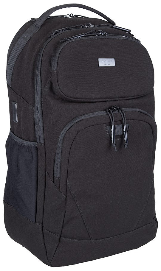 Cellini Explorer Pro Large Business Backpack with Shockproof Pocket | Black - iBags - Luggage & Leather Bags
