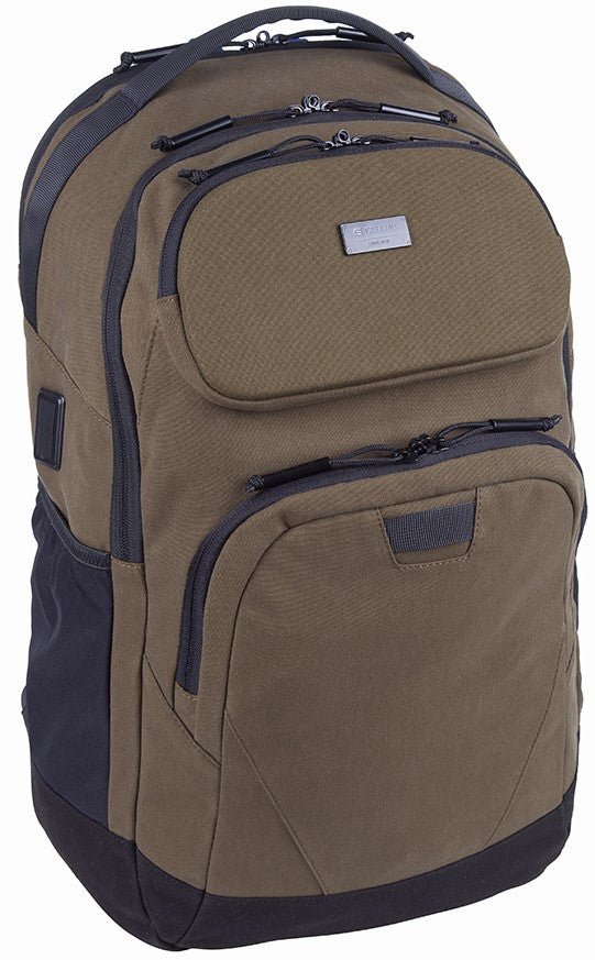 Cellini Explorer Pro Large Business Backpack with Shockproof Pocket | Olive - iBags - Luggage & Leather Bags