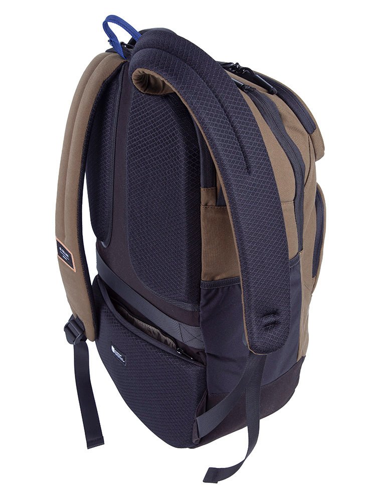 Cellini Explorer Pro Large Business Backpack with Shockproof Pocket | Olive - iBags - Luggage & Leather Bags