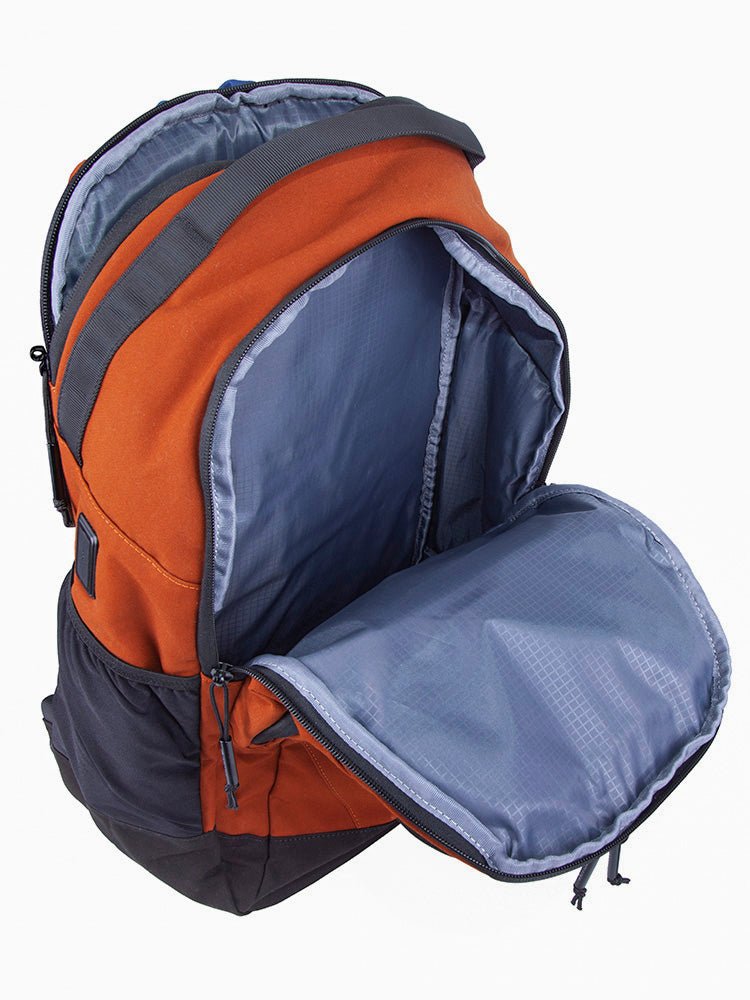 Cellini Explorer Pro Large Business Backpack with Shockproof Pocket | Rust - iBags - Luggage & Leather Bags