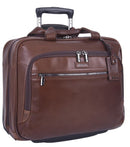 Cellini Infiniti Business Case On Wheels | Brown - iBags - Luggage & Leather Bags