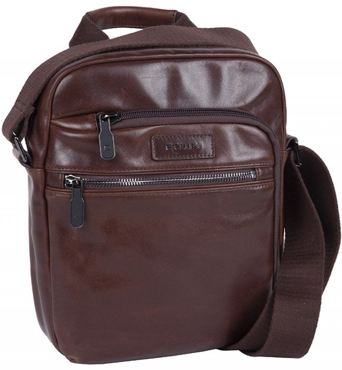 Cellini Infiniti Crossbody Sling | Brown - iBags - Luggage & Leather Bags