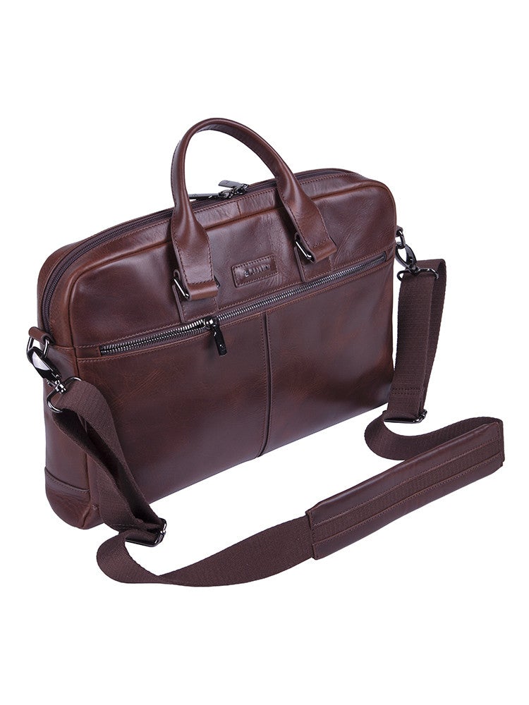 Cellini Infiniti Document Case | Brown - iBags - Luggage & Leather Bags