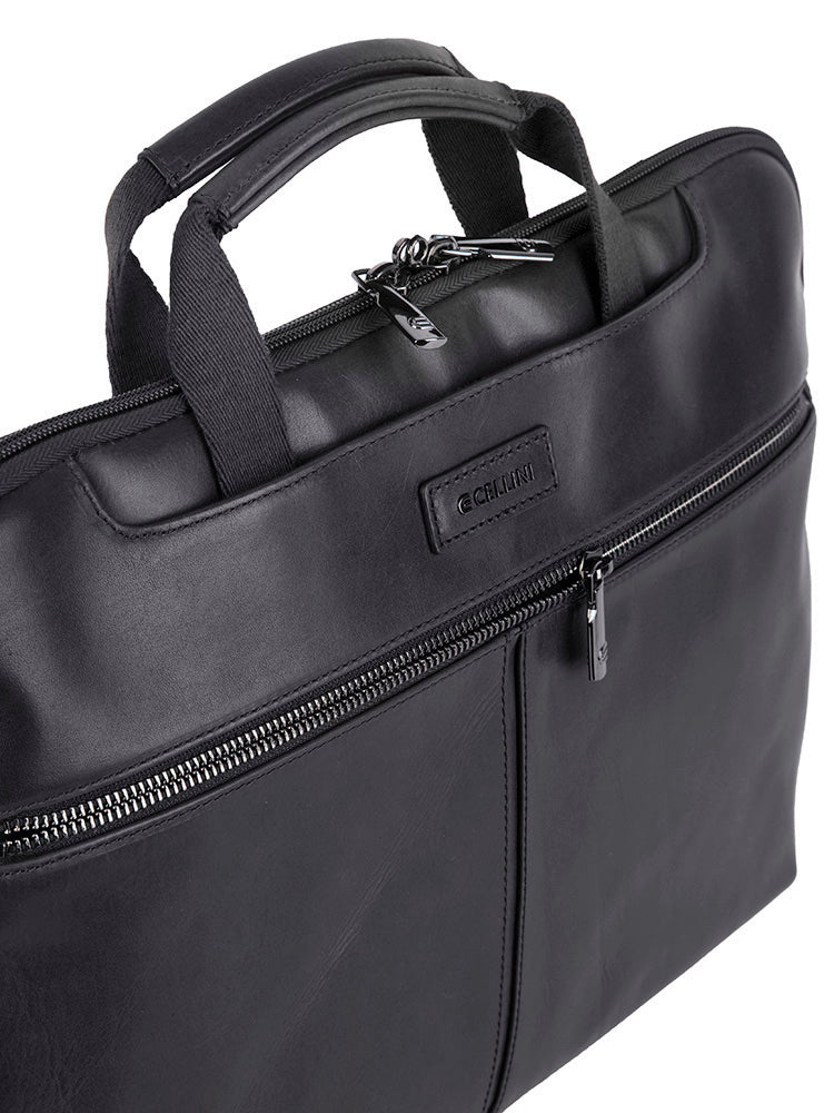Cellini Infiniti Leather Laptop Cover | Black - iBags - Luggage & Leather Bags