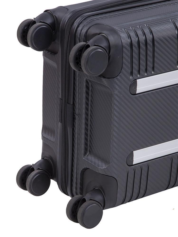 Cellini La Strella 53cm Cabin Trolley | Jet Black - iBags