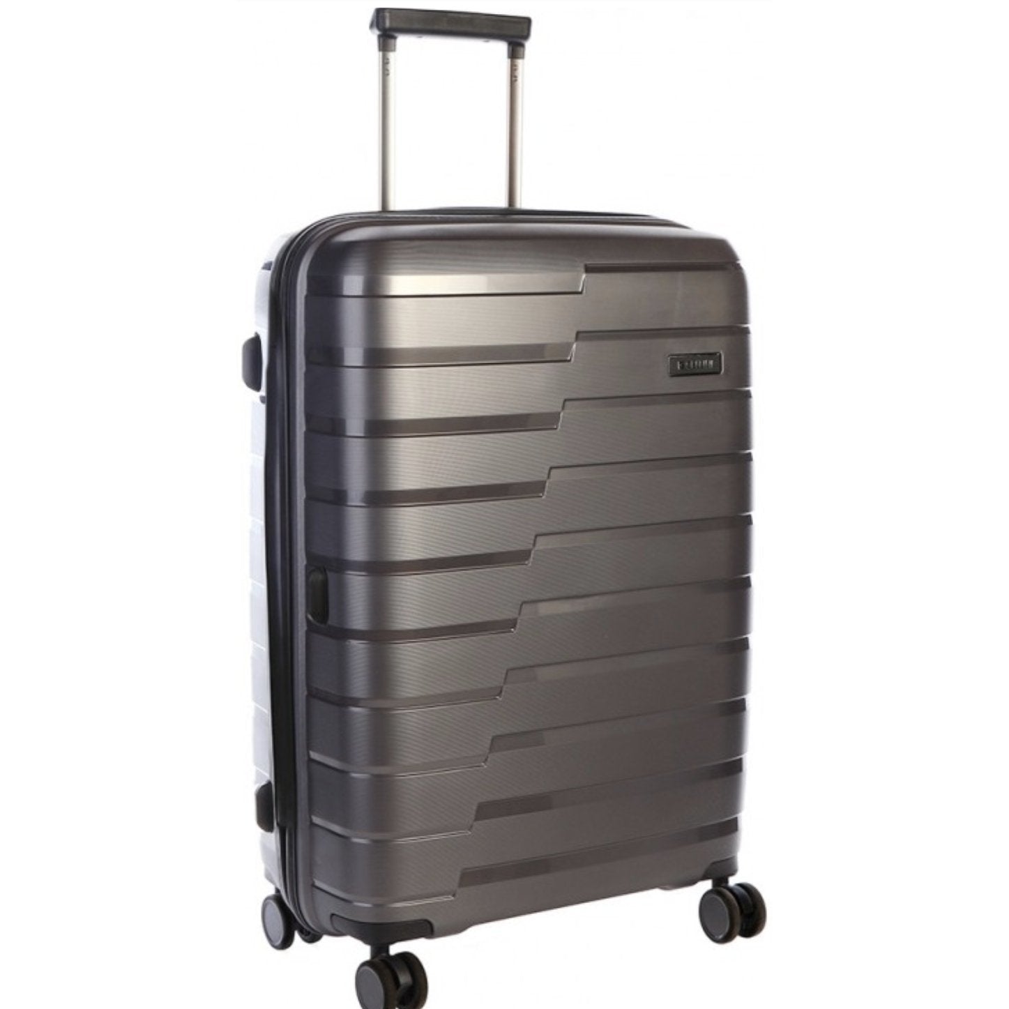 Cellini Microlite Hardshell 65cm Medium Spinner Charcoal (2.95kg) - iBags.co.za