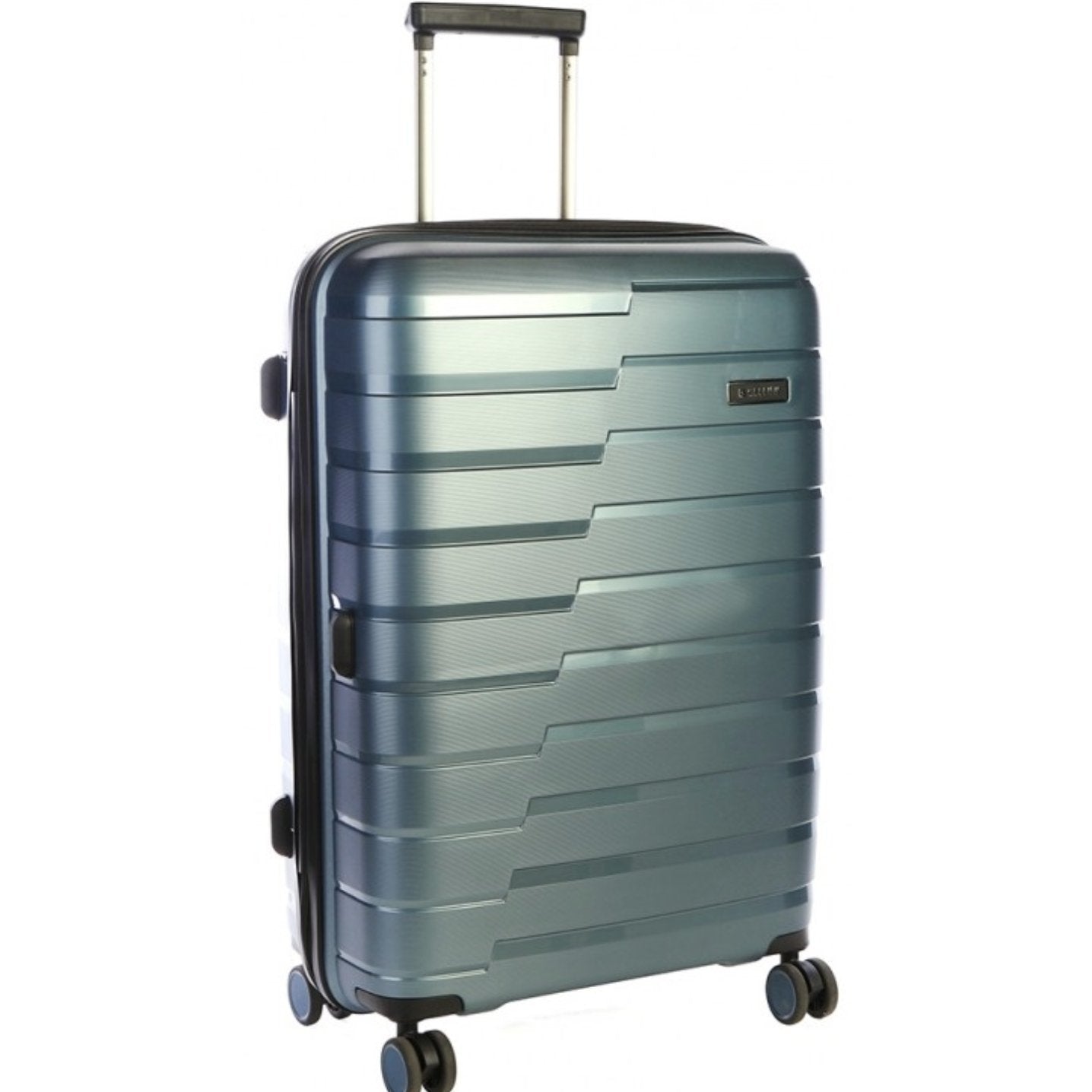 Cellini Microlite Hardshell 65cm Medium Spinner Steel Blue (2.95kg) - iBags.co.za