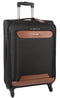 Cellini Monte Carlo 690mm 4 Wheel Trolley Case | Black - iBags - Luggage & Leather Bags
