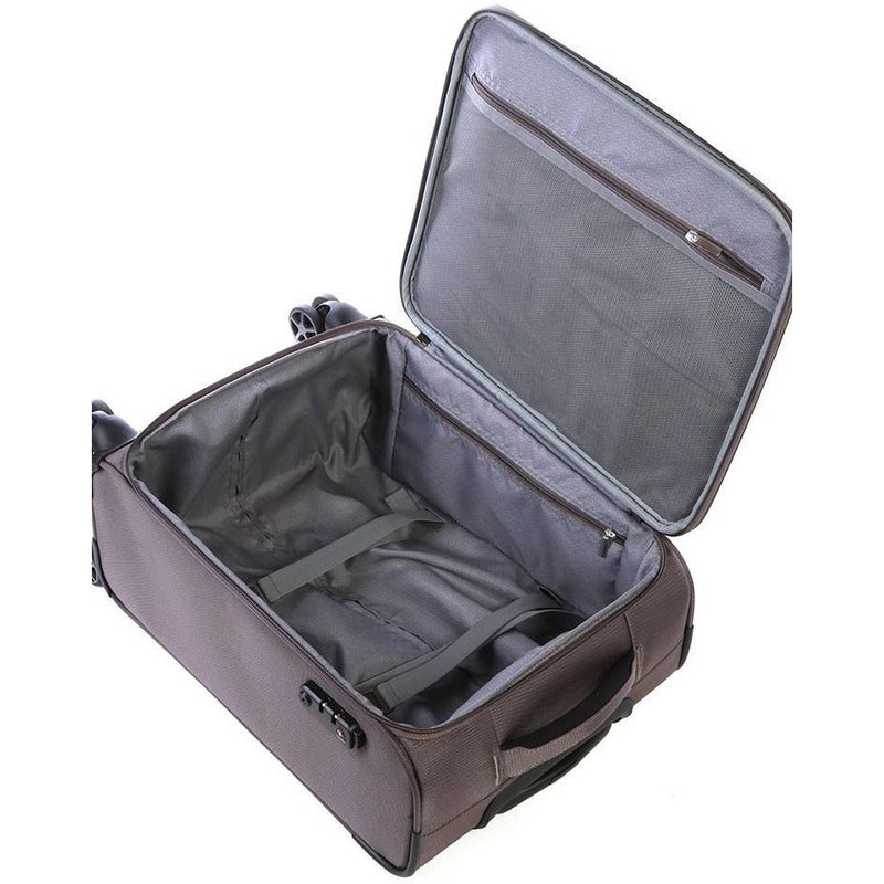 Cellini Optima 55cm 4 Wheel Cabin Trolley Green (5 Year Warranty) - iBags - Luggage & Leather Bags