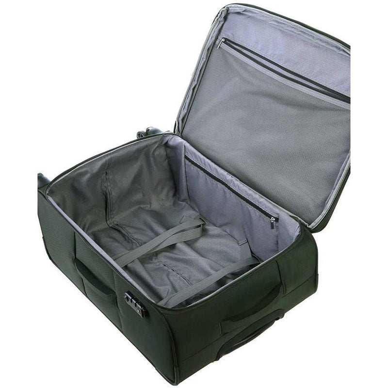 Cellini Optima 68cm 4 Wheel Trolley Case Green (5 Year Warranty) - iBags - Luggage & Leather Bags