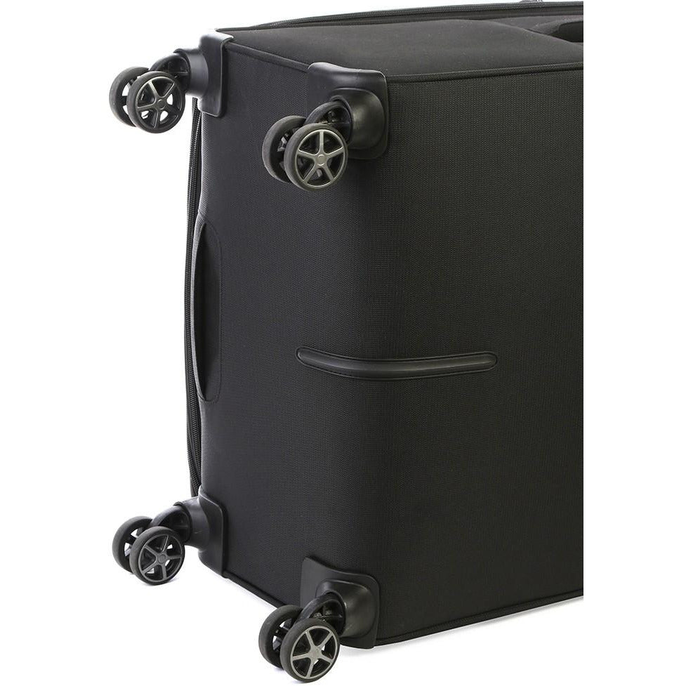 Cellini Optima 78cm 4 Wheel Trolley Case Green (5 Year Warranty) - iBags - Luggage & Leather Bags