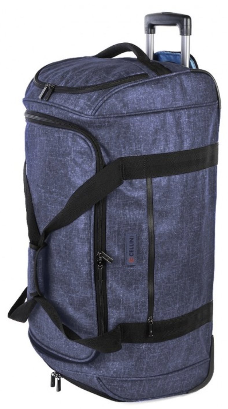 Cellini Origin 64cm Medium Trolley Duffle Blue - iBags