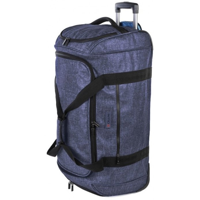 Cellini Origin 75cm Large Trolley Duffle Blue - iBags.co.za