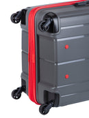 Cellini Qwest 67cm 4 Wheel Trolley Case | Grey - iBags - Luggage & Leather Bags