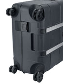 Cellini Safetech Medium 4 Wheel Trolley Case | Black - iBags - Luggage & Leather Bags