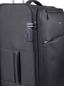 Cellini Smartcase Large 4 Wheel Trolley Case | Black - iBags - Luggage & Leather Bags