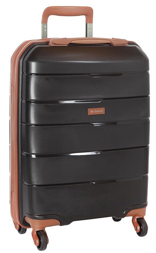 Cellini Spinn 530mm Trolley Carry On Bag | Black - iBags - Luggage & Leather Bags