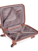 Cellini Spinn 530mm Trolley Carry On Bag | White - iBags - Luggage & Leather Bags