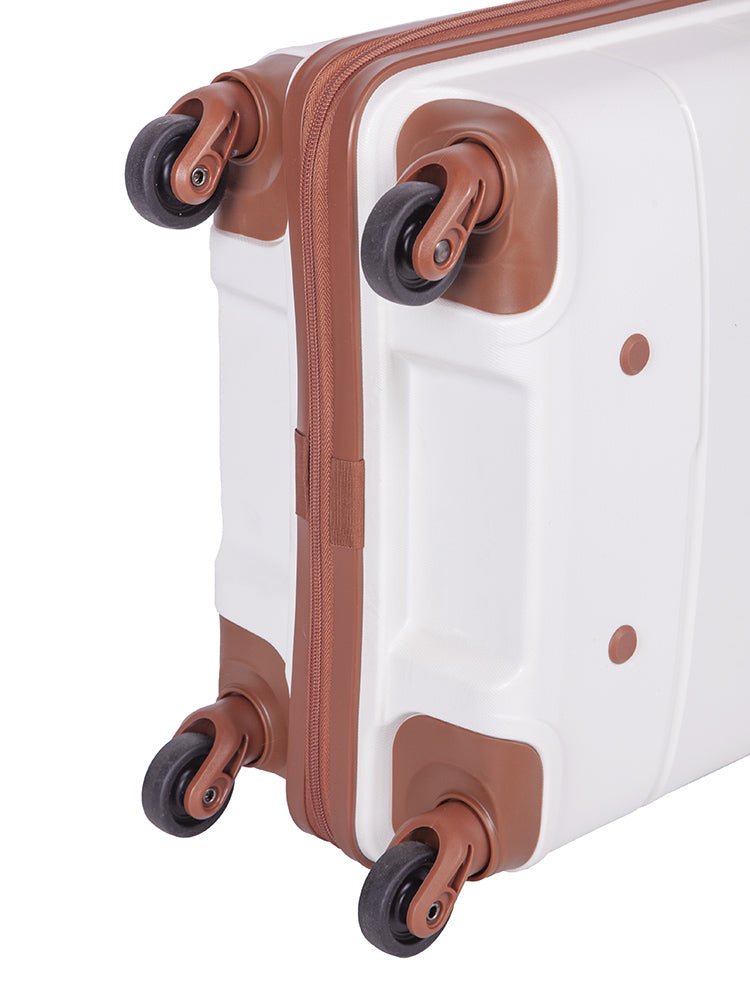 Cellini Spinn 530mm Trolley Carry On Bag | White - iBags - Luggage & Leather Bags