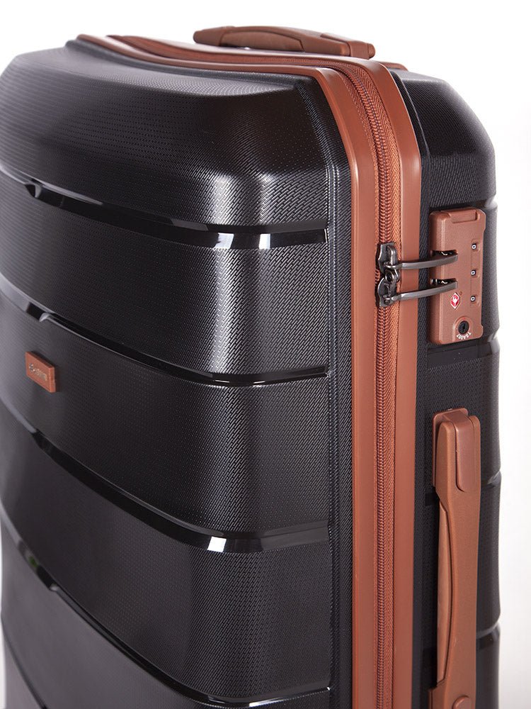 Cellini Spinn 650mm 4 Wheel Trolley Case | Black - iBags - Luggage & Leather Bags
