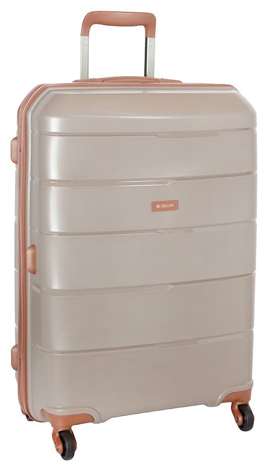 Cellini Spinn 650mm 4 Wheel Trolley Case | Grey - iBags - Luggage & Leather Bags