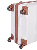 Cellini Spinn 650mm 4 Wheel Trolley Case | White - iBags - Luggage & Leather Bags