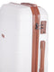 Cellini Spinn 650mm 4 Wheel Trolley Case | White - iBags - Luggage & Leather Bags