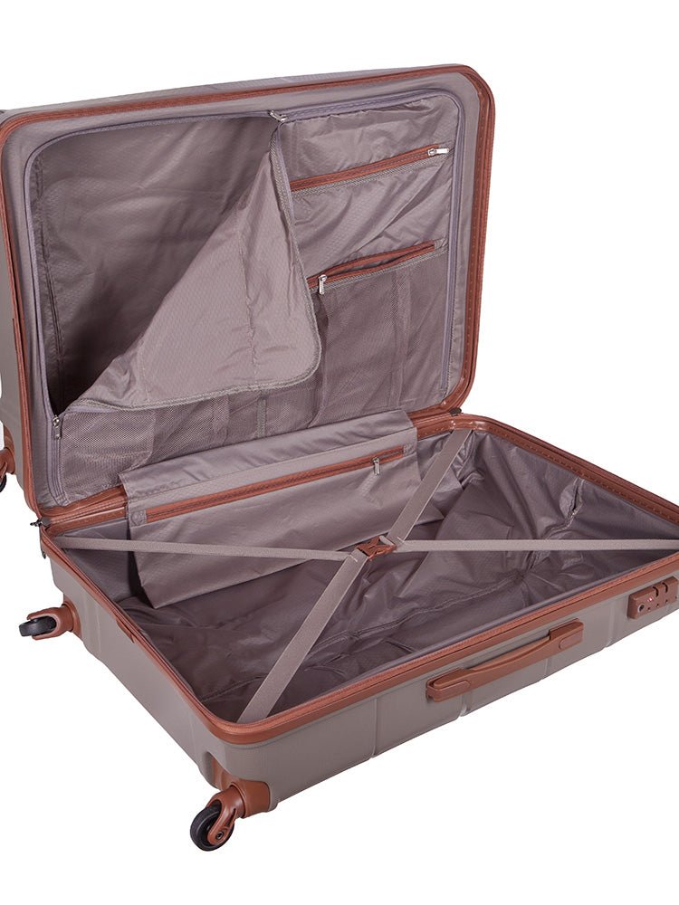Cellini Spinn 740mm 4 Wheel Trolley Case | Mink - iBags - Luggage & Leather Bags