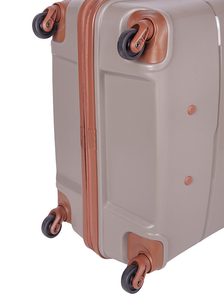 Cellini Spinn 740mm 4 Wheel Trolley Case | Mink - iBags - Luggage & Leather Bags