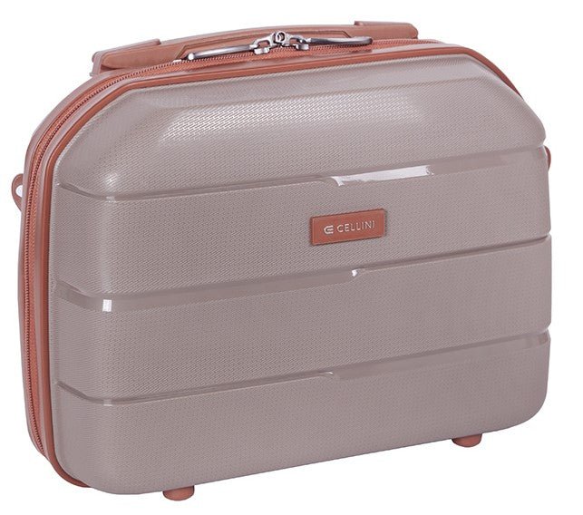 Cellini Spinn Beauty Case | Mink - iBags - Luggage & Leather Bags