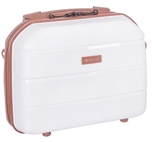 Cellini Spinn Beauty Case | White - iBags - Luggage & Leather Bags