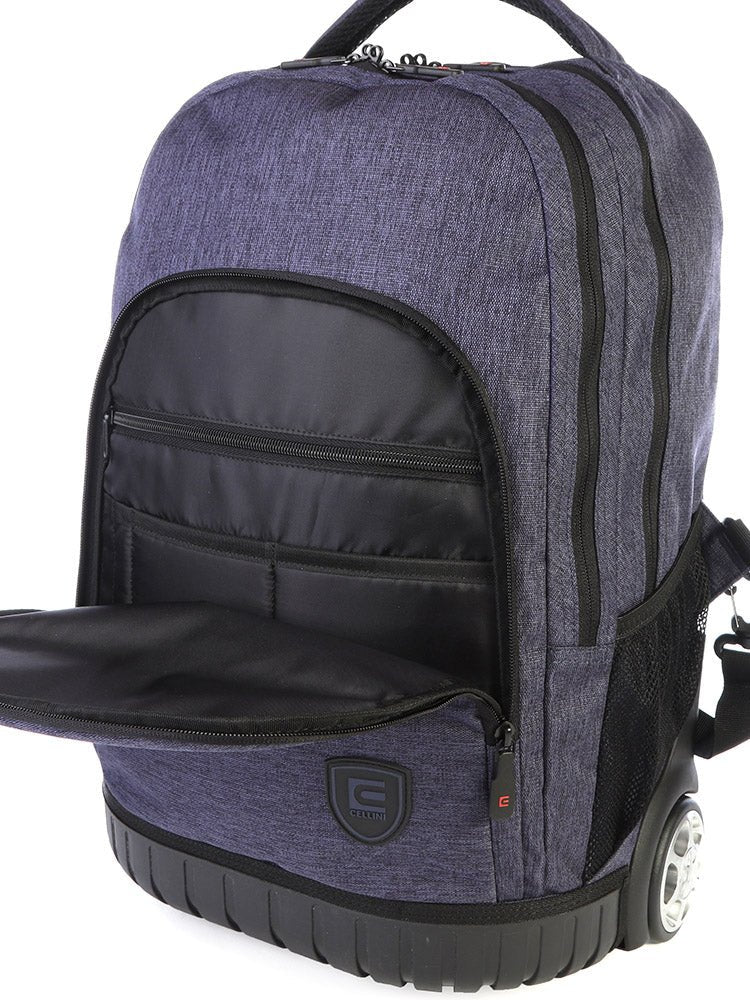 Cellini Uni Trolley Backpack | Charcoal - iBags - Luggage & Leather Bags