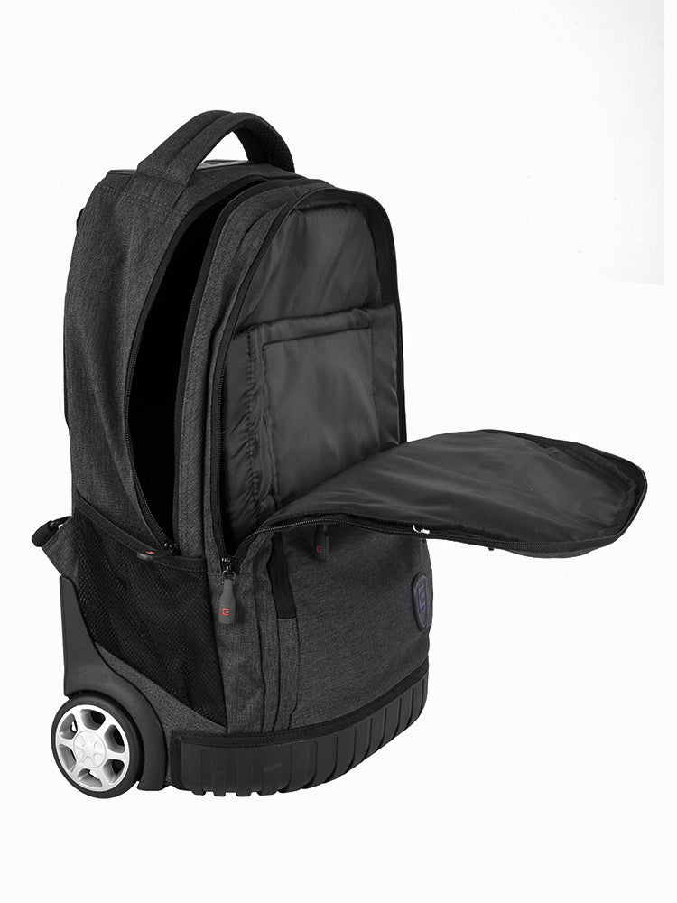 Cellini Uni Trolley Backpack | Charcoal - iBags - Luggage & Leather Bags