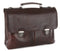 Cellini Woodbridge Leather Flapover Briefcase - iBags.co.za