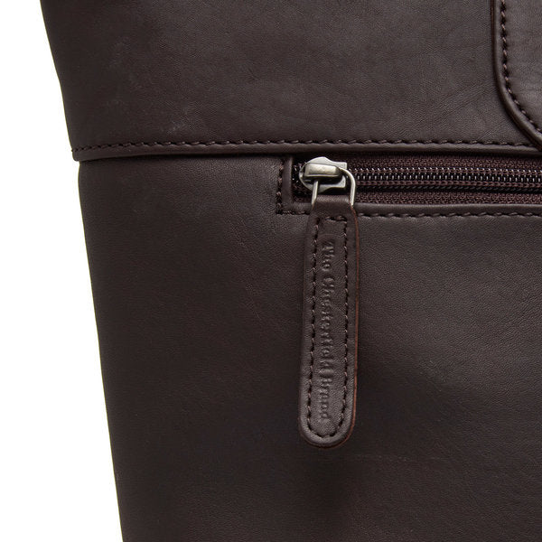 Chesterfield 14" Shopper - Monza | Brown - iBags - Luggage & Leather Bags