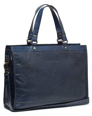 Chesterfield 15" Shopper - Stockholm | Blue - iBags - Luggage & Leather Bags