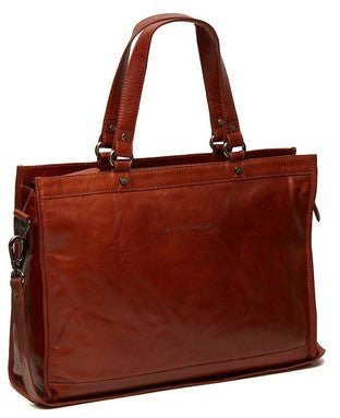 Chesterfield 15" Shopper - Stockholm | Cognac - iBags - Luggage & Leather Bags