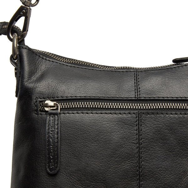 Chesterfield 25Cm Shoulder Bag - Tula | Black - iBags - Luggage & Leather Bags