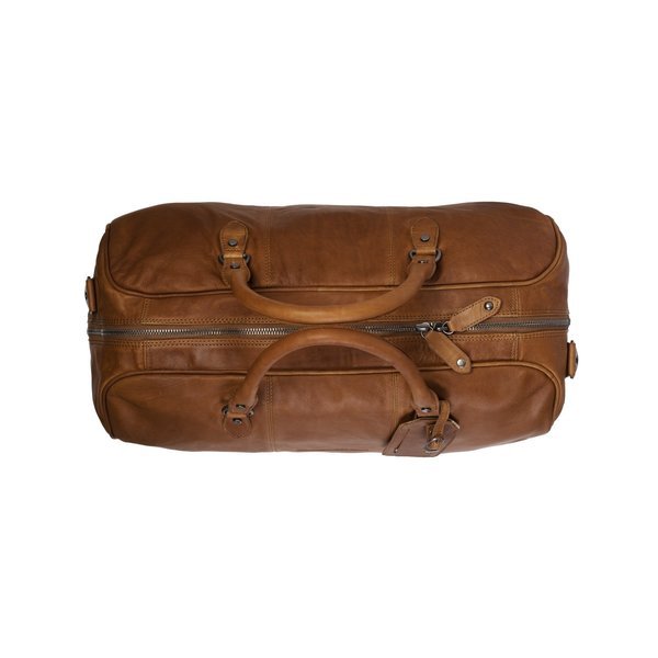 Chesterfield 53Cm Duffle Bag - William | Cognac - iBags - Luggage & Leather Bags